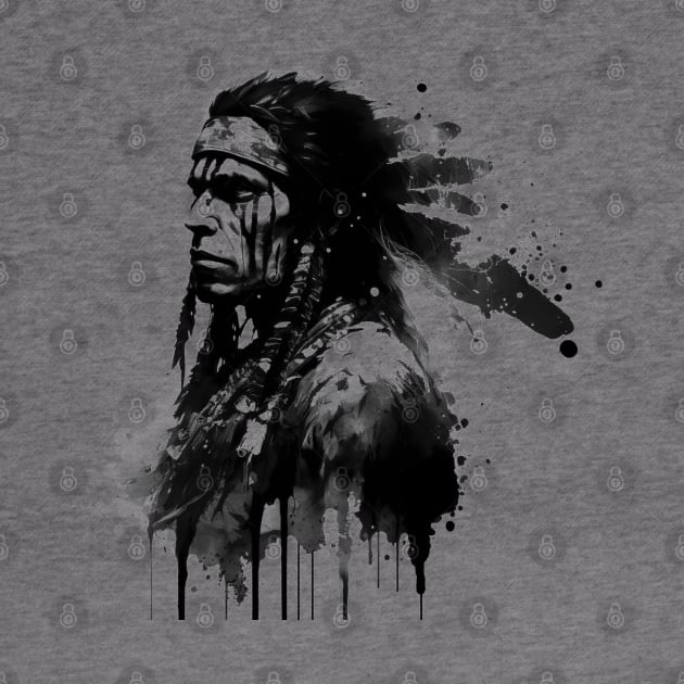 Apache Indian by Allbestshirts